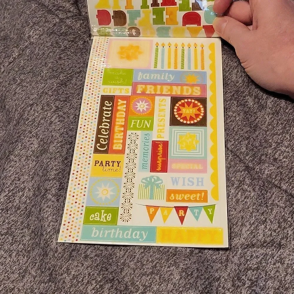 Birthday sticker bundle